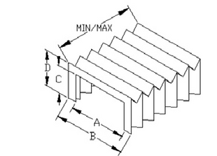 GZP (A=250mm, B=290mm, C= 50mm, D= 70mm, L= 600mm)