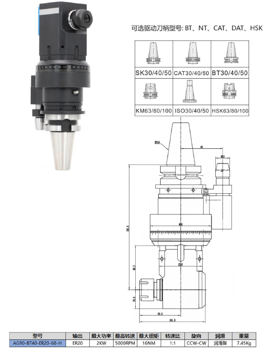 AG90-ER20-68-H