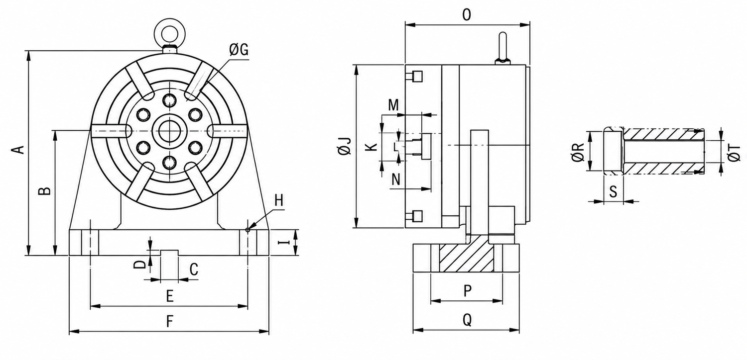 Задня бабка SZGH RTA-200