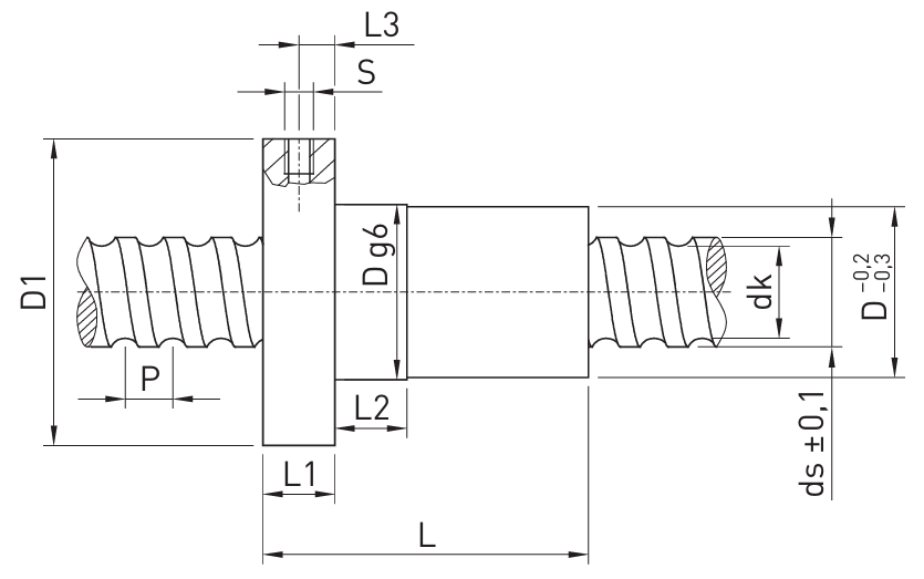 Гайка ШВП HIWIN R16-05T3-FSIDIN